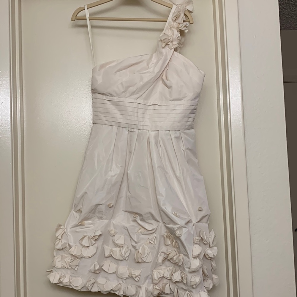 One shoulder Modern Bridal Gown